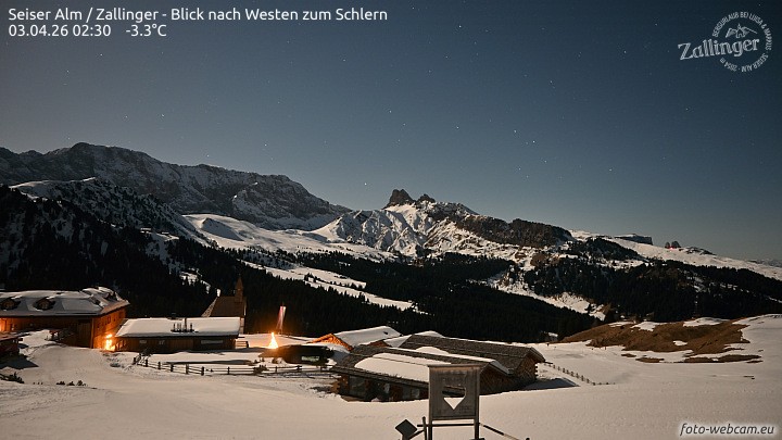 Archiv Foto Webcam Almgasthof Zallinger (Dolomiten)