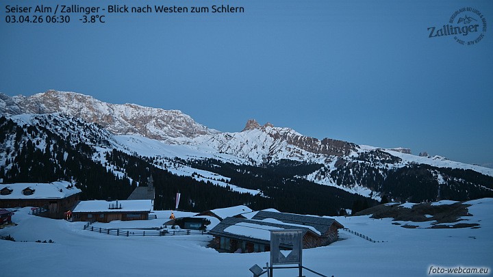 Archiv Foto Webcam Almgasthof Zallinger (Dolomiten)