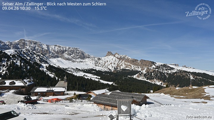 Archiv Foto Webcam Almgasthof Zallinger (Dolomiten)