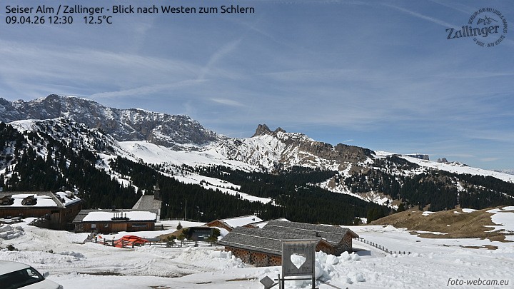 Archiv Foto Webcam Almgasthof Zallinger (Dolomiten)