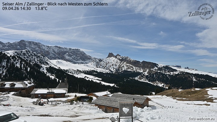 Archiv Foto Webcam Almgasthof Zallinger (Dolomiten)
