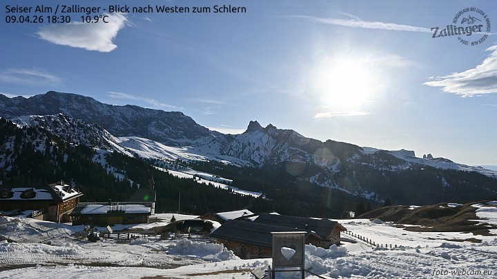 Archiv Foto Webcam Almgasthof Zallinger (Dolomiten)