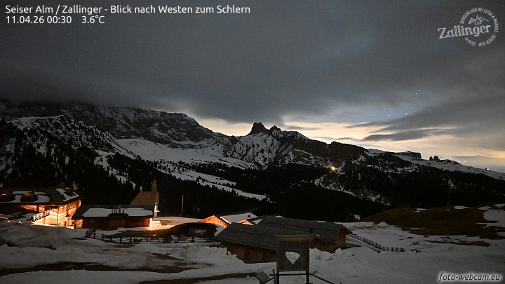 Archived image Webcam Almgasthof Zallinger