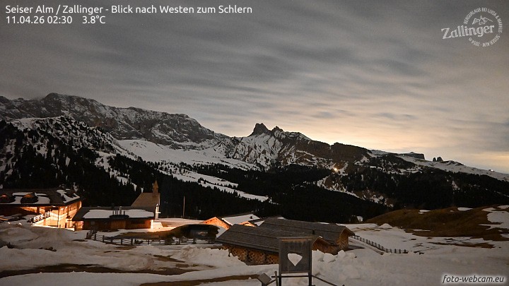 Archived image Webcam Almgasthof Zallinger