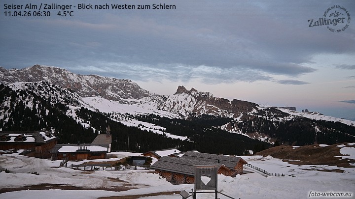 Archived image Webcam Almgasthof Zallinger