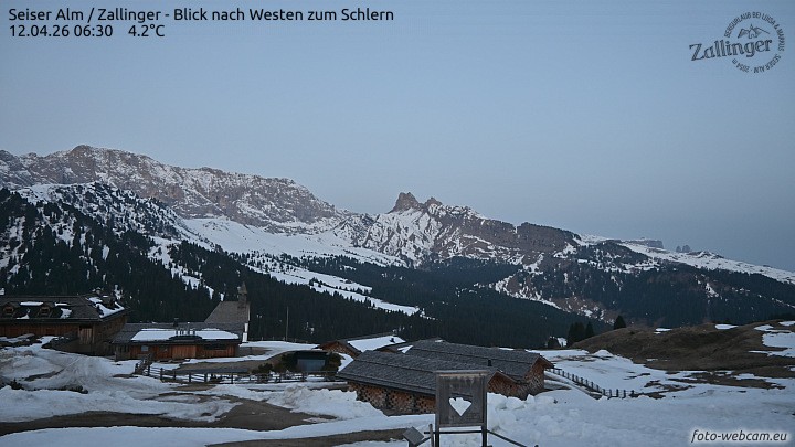 Archived image Webcam Almgasthof Zallinger