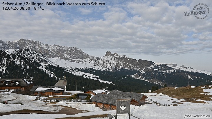 Archived image Webcam Almgasthof Zallinger