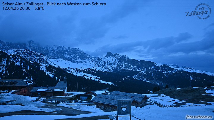 Archived image Webcam Almgasthof Zallinger