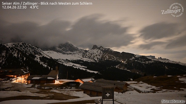 Archived image Webcam Almgasthof Zallinger