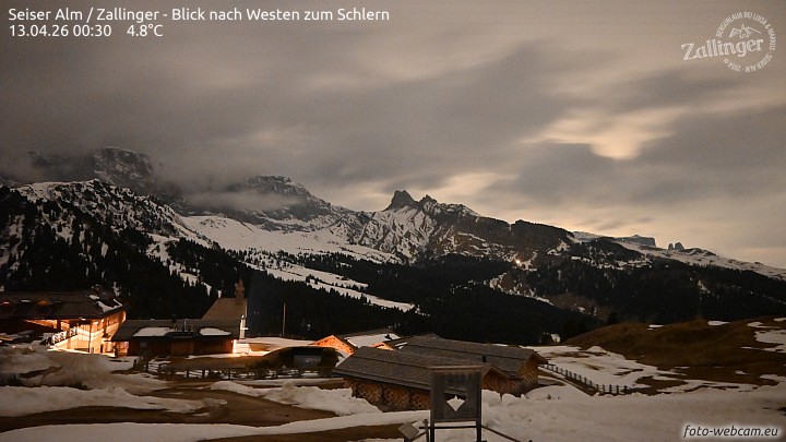 Archived image Webcam Almgasthof Zallinger