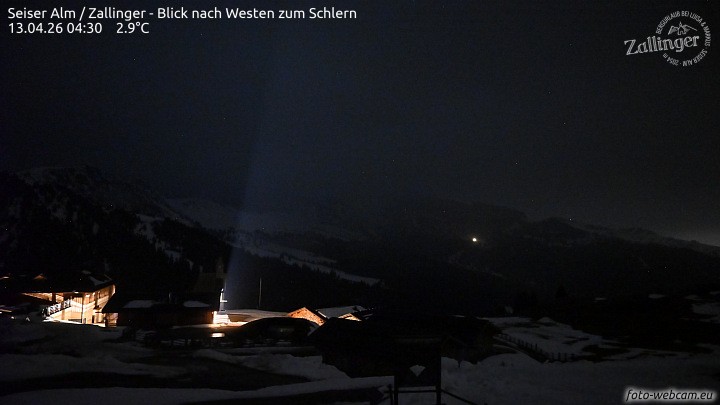 Archiv Foto Webcam Almgasthof Zallinger (Dolomiten)