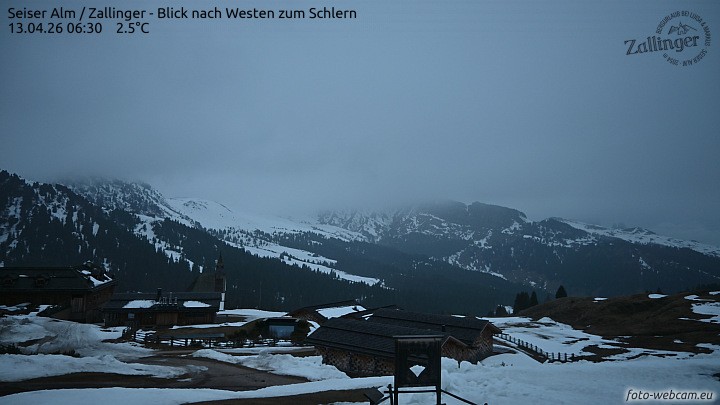 Archived image Webcam Almgasthof Zallinger