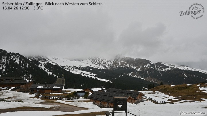Archiv Foto Webcam Almgasthof Zallinger (Dolomiten)