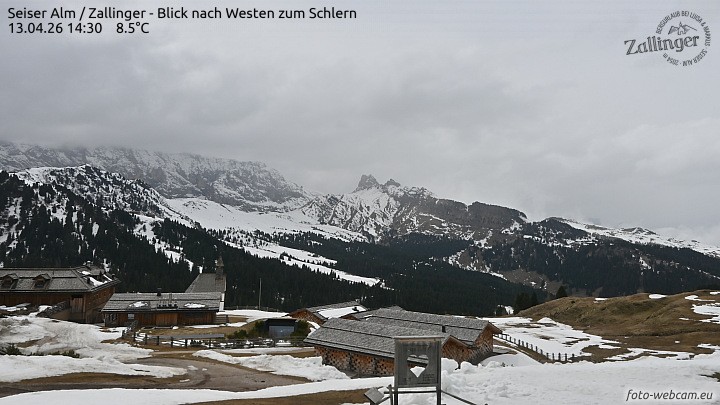 Archiv Foto Webcam Almgasthof Zallinger (Dolomiten)