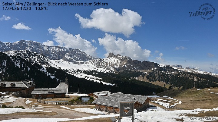 Archiv Foto Webcam Almgasthof Zallinger (Dolomiten)