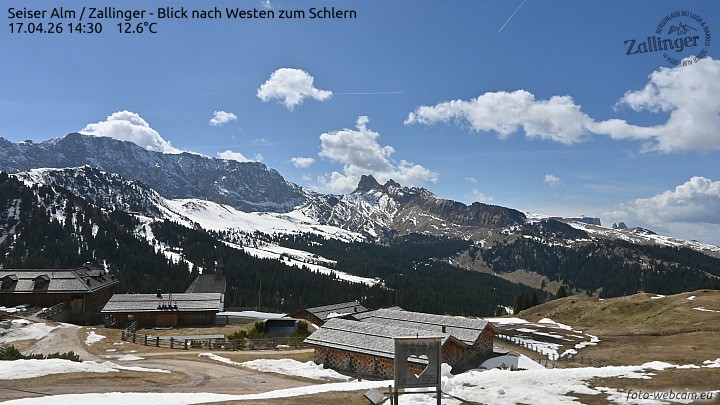 Archiv Foto Webcam Almgasthof Zallinger (Dolomiten)