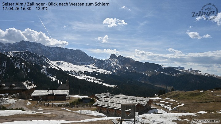 Archiv Foto Webcam Almgasthof Zallinger (Dolomiten)