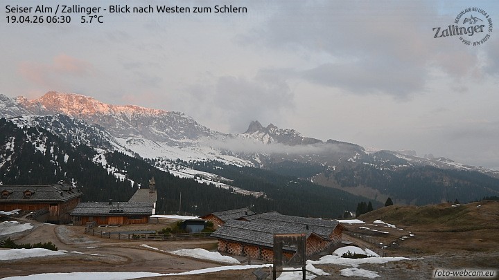 Archived image Webcam Almgasthof Zallinger