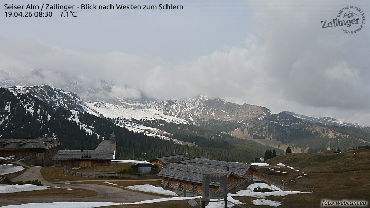 Archiv Foto Webcam Almgasthof Zallinger (Dolomiten)