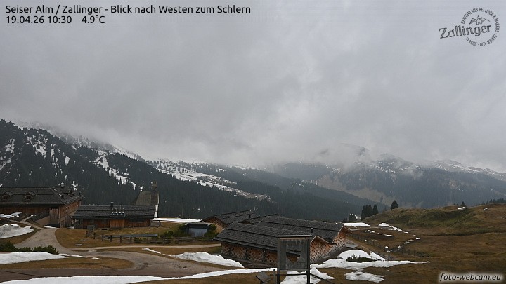 Archiv Foto Webcam Almgasthof Zallinger (Dolomiten)