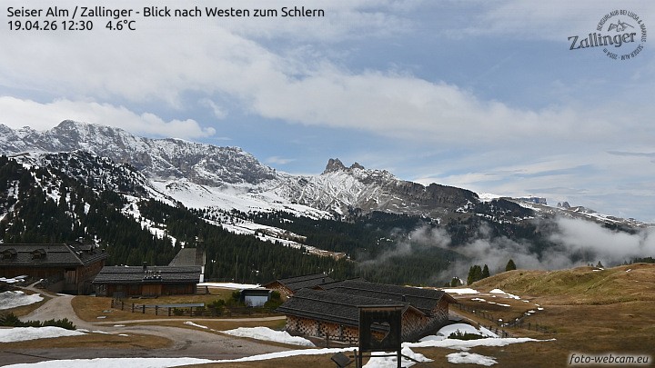 Archived image Webcam Almgasthof Zallinger