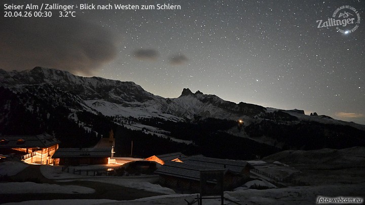 Archiv Foto Webcam Almgasthof Zallinger (Dolomiten)