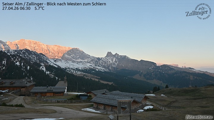 Archiv Foto Webcam Almgasthof Zallinger (Dolomiten)