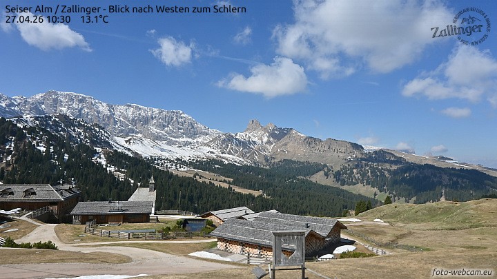 Archiv Foto Webcam Almgasthof Zallinger (Dolomiten)