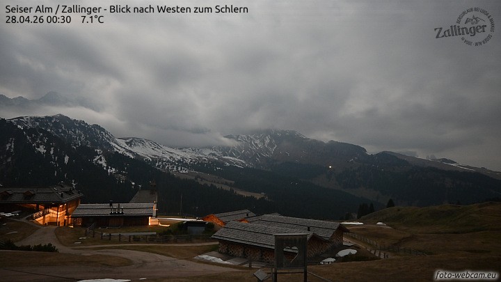 Archived image Webcam Almgasthof Zallinger