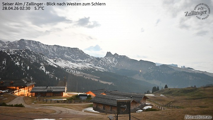 Archived image Webcam Almgasthof Zallinger