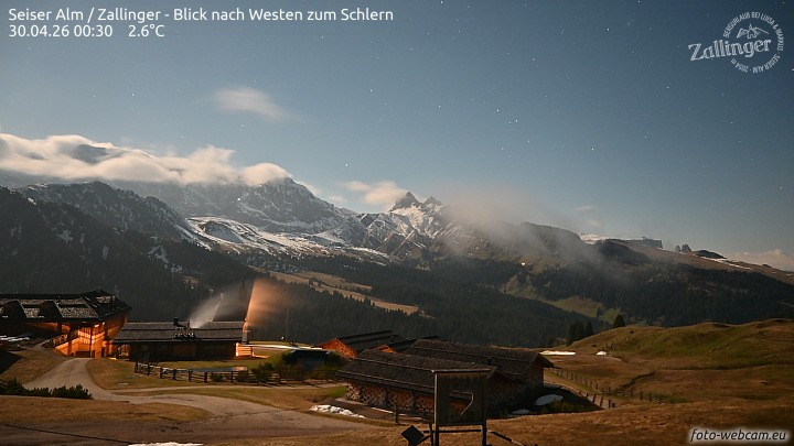 Archiv Foto Webcam Almgasthof Zallinger (Dolomiten)