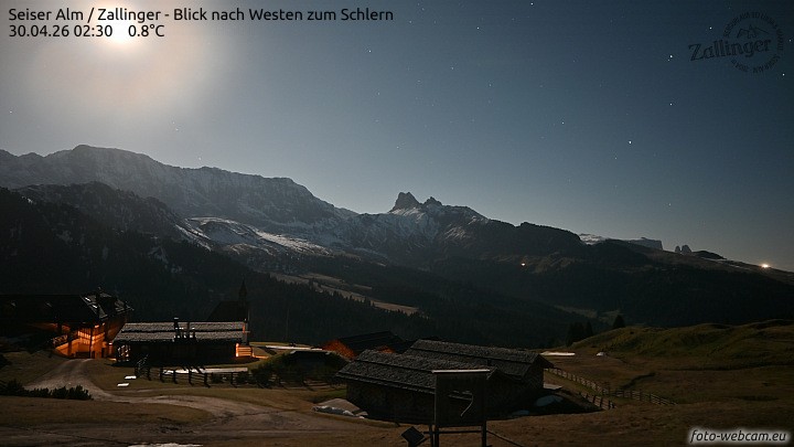 Archiv Foto Webcam Almgasthof Zallinger (Dolomiten)