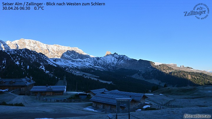 Archiv Foto Webcam Almgasthof Zallinger (Dolomiten)