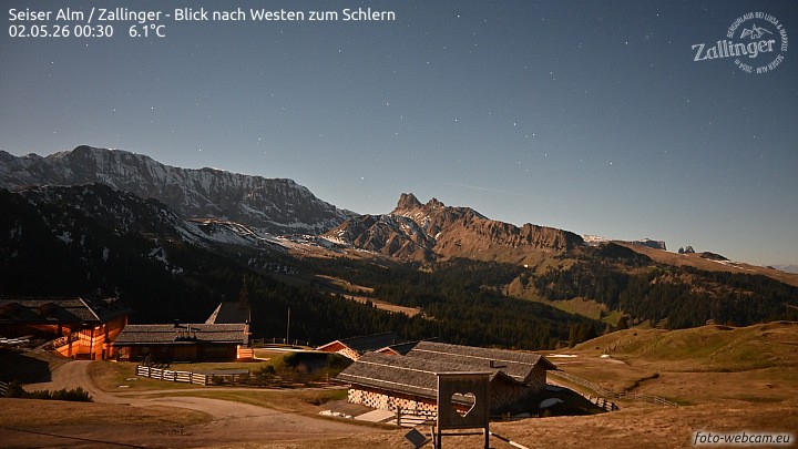 Archiv Foto Webcam Almgasthof Zallinger (Dolomiten)