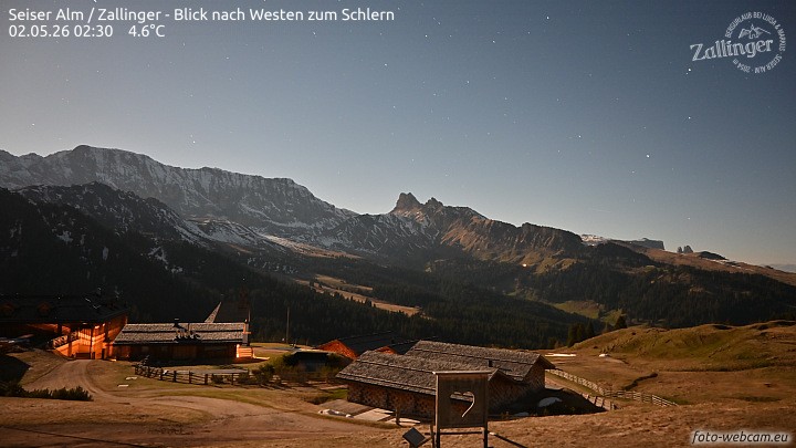 Archiv Foto Webcam Almgasthof Zallinger (Dolomiten)