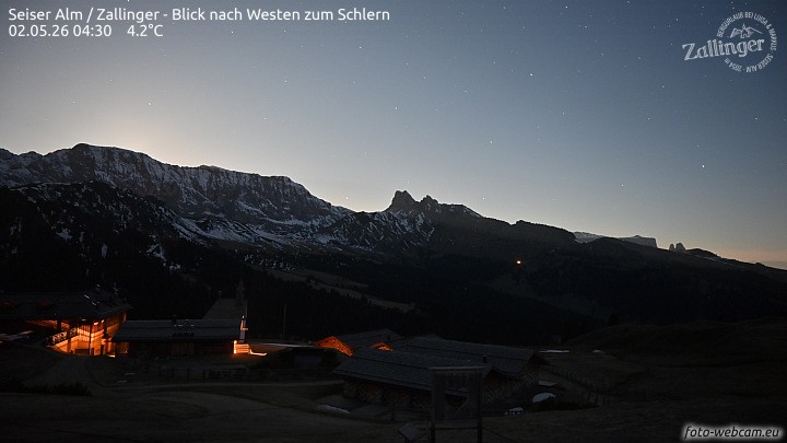 Archiv Foto Webcam Almgasthof Zallinger (Dolomiten)