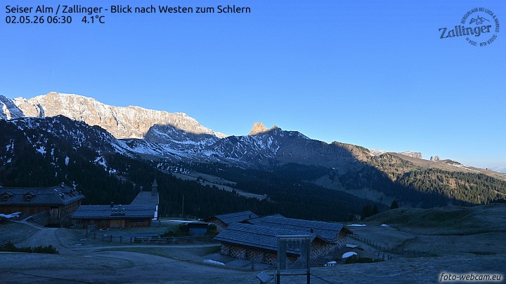 Archiv Foto Webcam Almgasthof Zallinger (Dolomiten)
