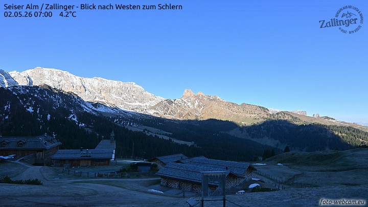 Archiv Foto Webcam Almgasthof Zallinger (Dolomiten)