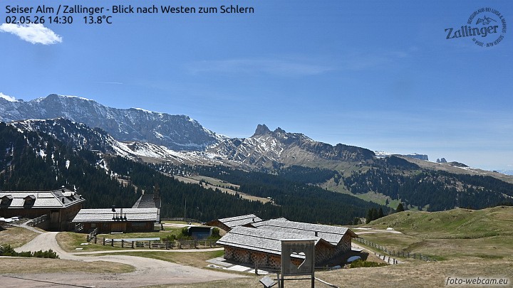 Archiv Foto Webcam Almgasthof Zallinger (Dolomiten)