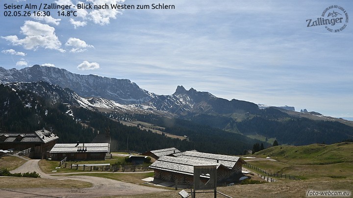Archiv Foto Webcam Almgasthof Zallinger (Dolomiten)