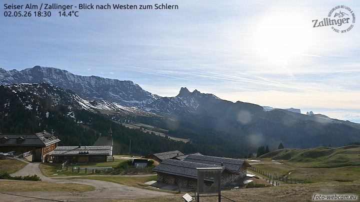 Archiv Foto Webcam Almgasthof Zallinger (Dolomiten)
