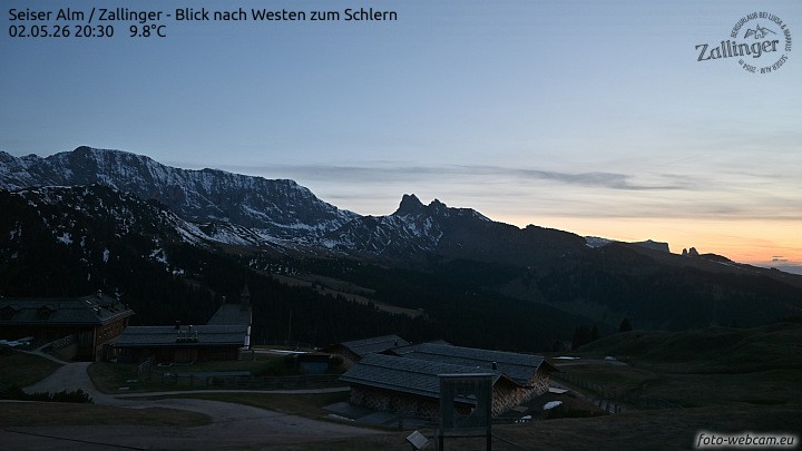 Archiv Foto Webcam Almgasthof Zallinger (Dolomiten)