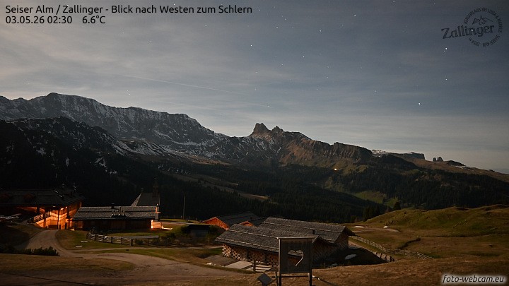 Archiv Foto Webcam Almgasthof Zallinger (Dolomiten)