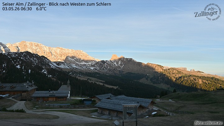 Archiv Foto Webcam Almgasthof Zallinger (Dolomiten)