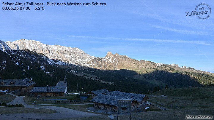Archiv Foto Webcam Almgasthof Zallinger (Dolomiten)
