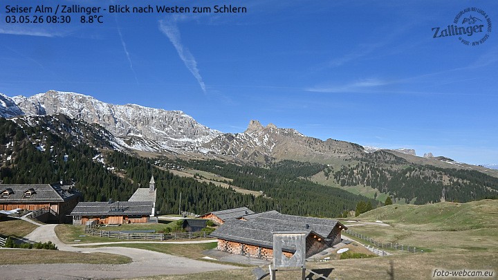 Archiv Foto Webcam Almgasthof Zallinger (Dolomiten)