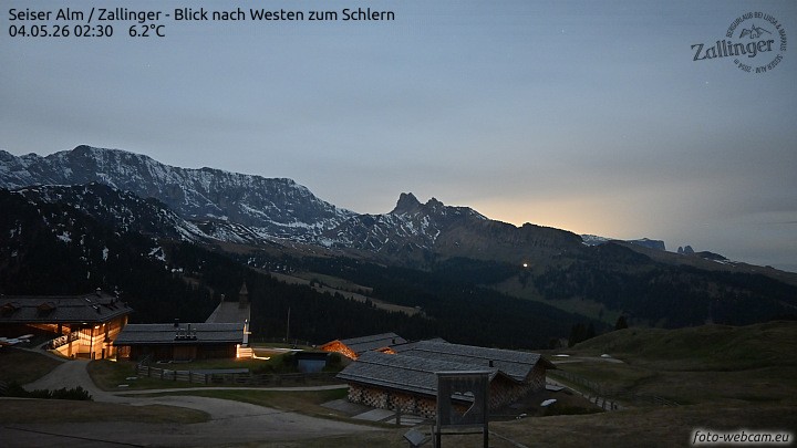 Archived image Webcam Almgasthof Zallinger