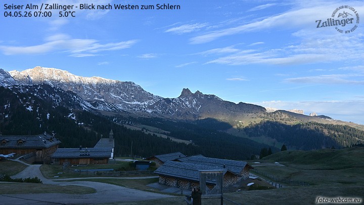 Archived image Webcam Almgasthof Zallinger