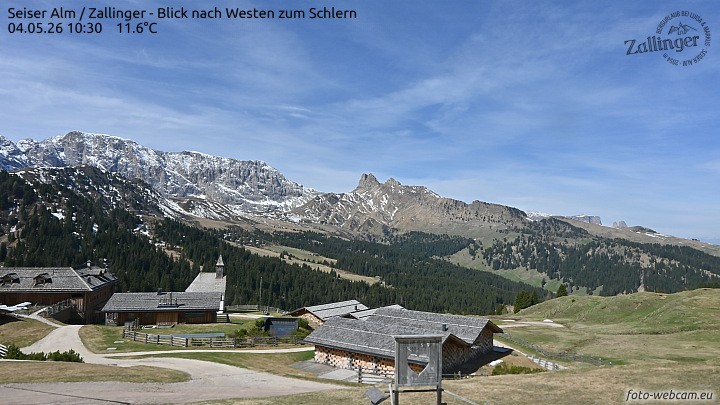 Archiv Foto Webcam Almgasthof Zallinger (Dolomiten)