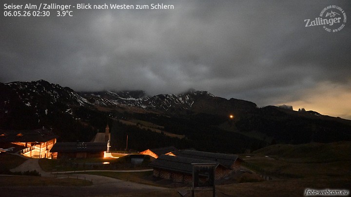 Archiv Foto Webcam Almgasthof Zallinger (Dolomiten)